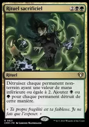 Commander MASTERS - Rituel sacrificiel