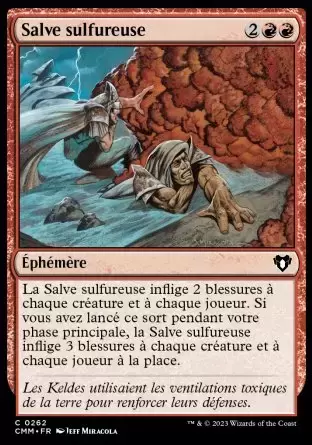 Commander MASTERS - Salve sulfureuse