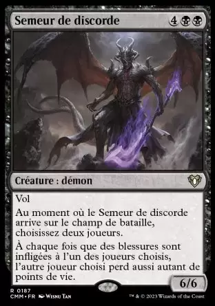 Commander MASTERS - Semeur de discorde