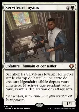 Commander MASTERS - Serviteurs loyaux