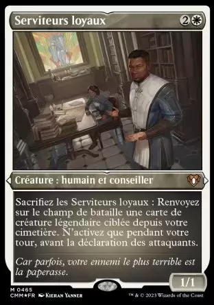 Commander MASTERS - Serviteurs loyaux