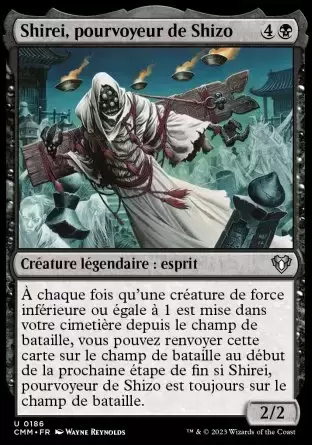 Commander MASTERS - Shirei, pourvoyeur de Shizo