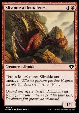 Commander MASTERS - Slivoïde à deux têtes