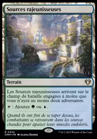 Commander MASTERS - Sources rajeunisseuses