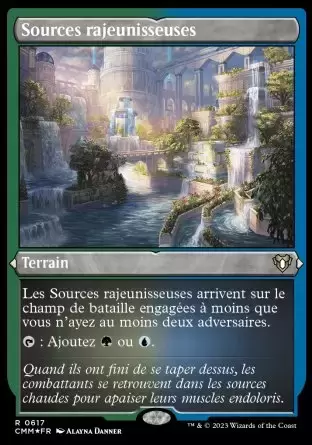 Commander MASTERS - Sources rajeunisseuses