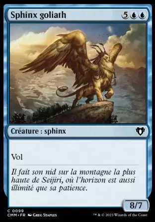 Commander MASTERS - Sphinx goliath