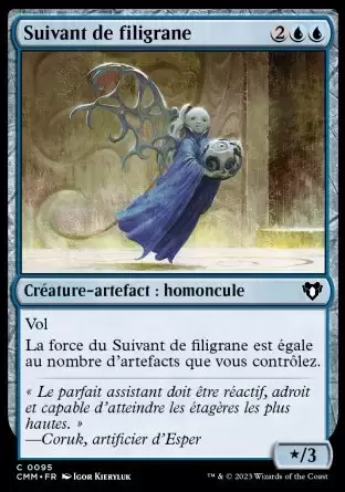 Commander MASTERS - Suivant de filigrane