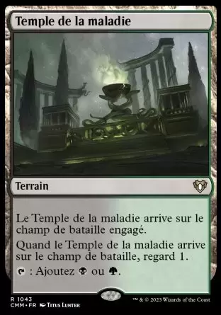 Commander MASTERS - Temple de la maladie