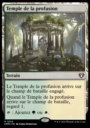 Commander MASTERS - Temple de la profusion