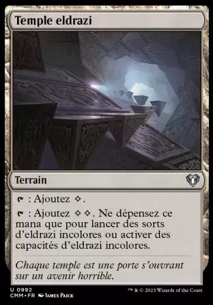 Commander MASTERS - Temple eldrazi