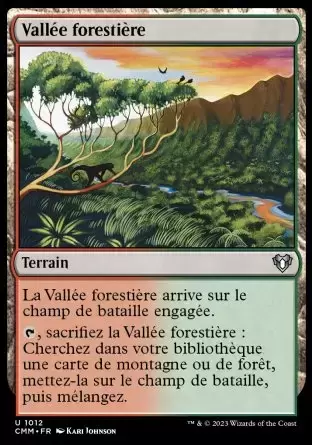 Commander MASTERS - Vallée forestière