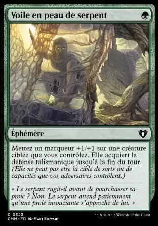 Commander MASTERS - Voile en peau de serpent