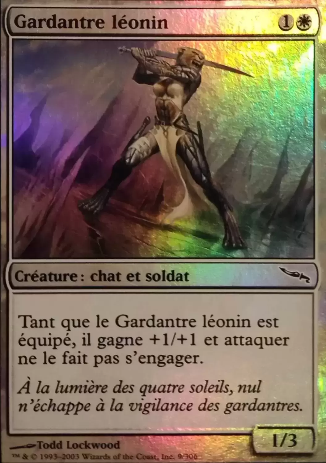Mirrodin - Gardantre léonin Foil