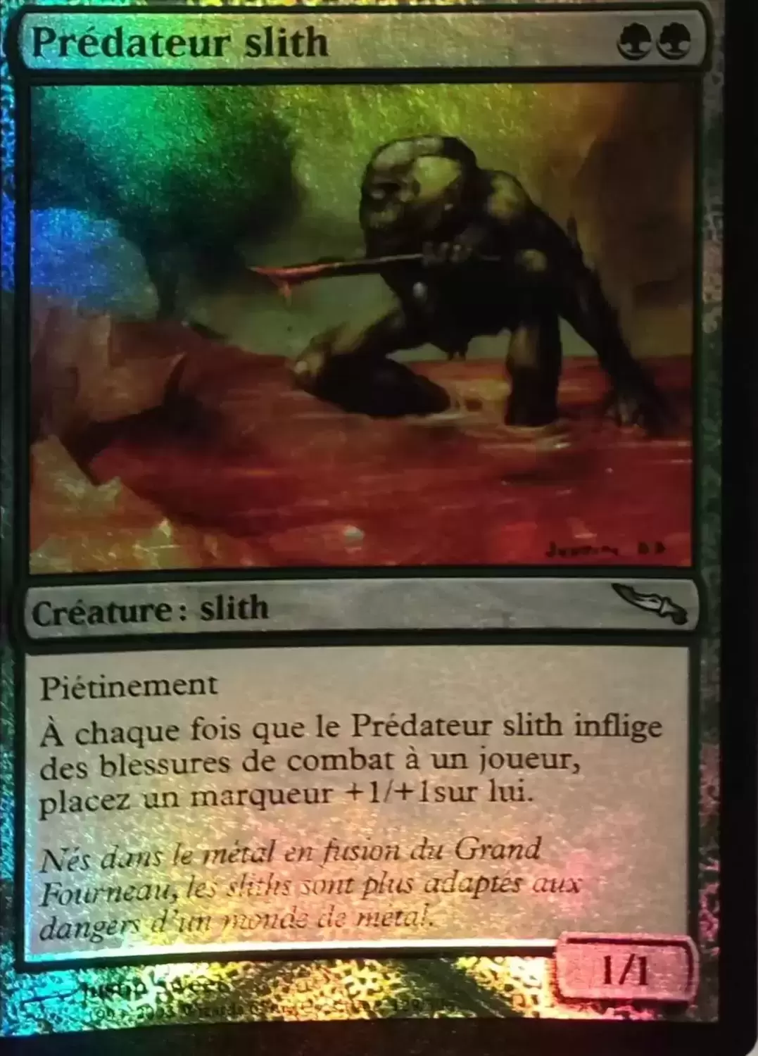 Mirrodin - Prédateur slith Foil