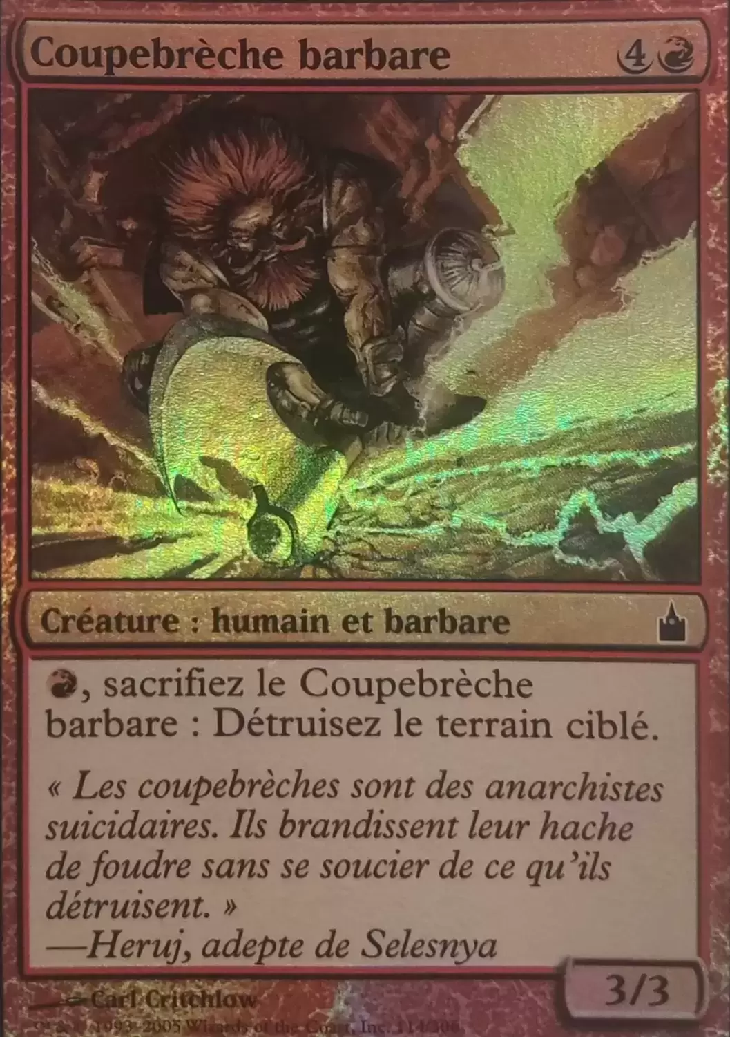 Ravnica : la cité des guildes - Coupebrèche barbare Foil