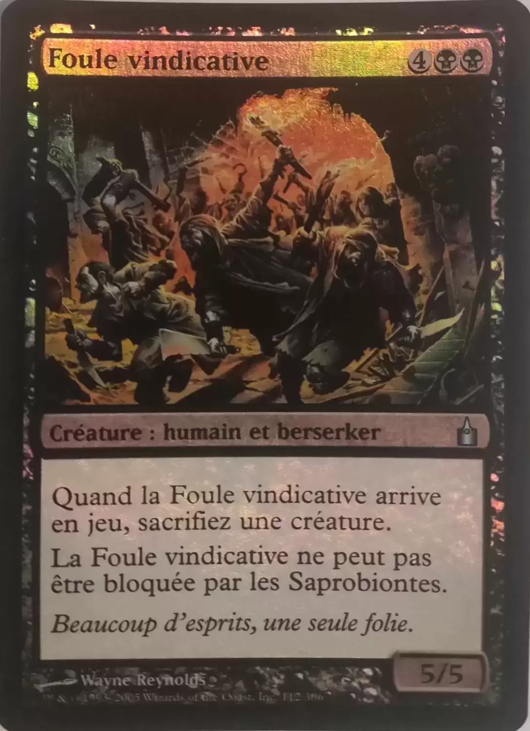 Ravnica : la cité des guildes - Foule vindicative Foil