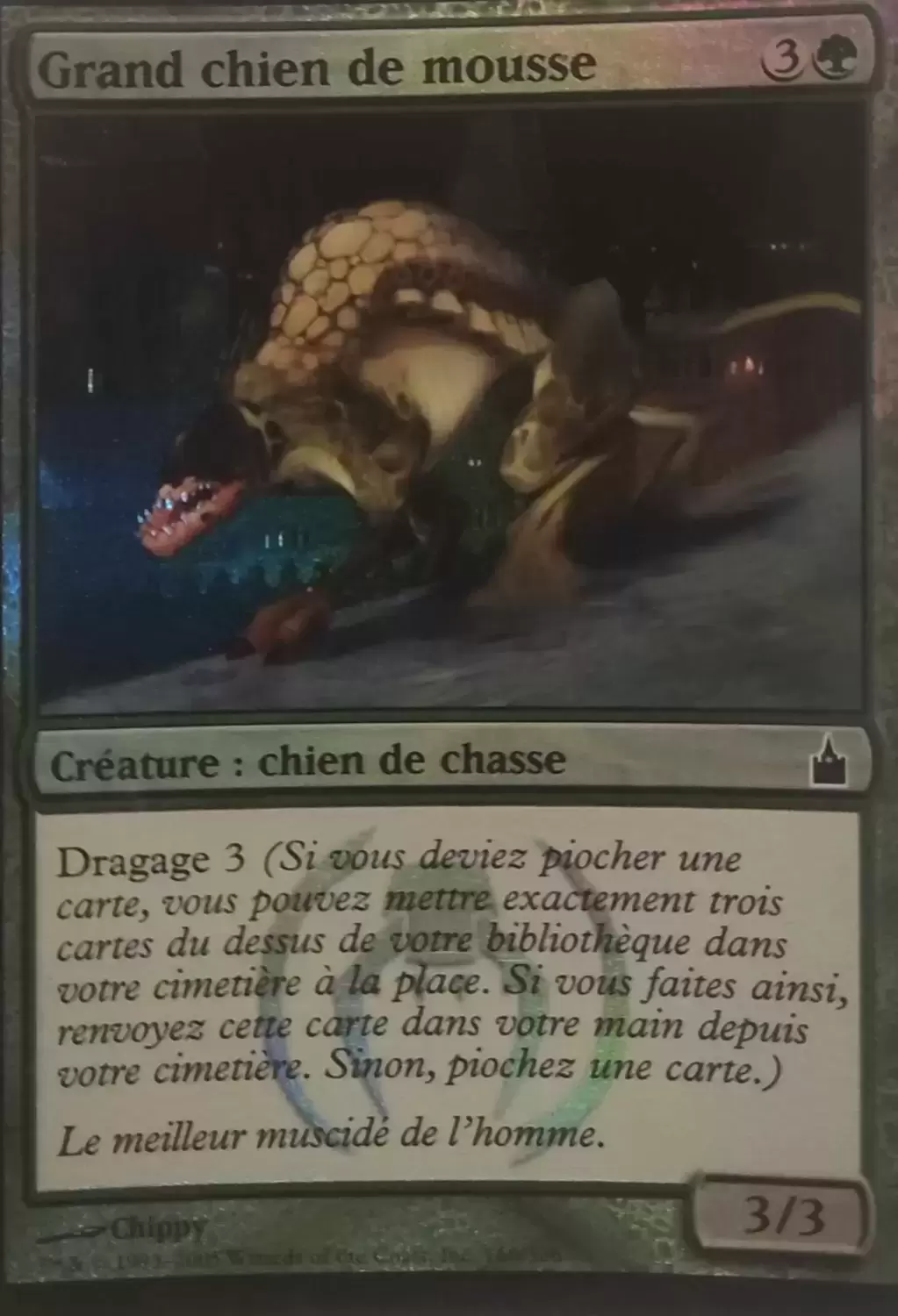 Ravnica : la cité des guildes - Grand chien de mousse Foil