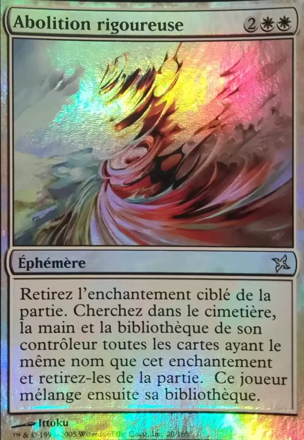 Traîtres de Kamigawa - Abolition Rigoureuse Foil