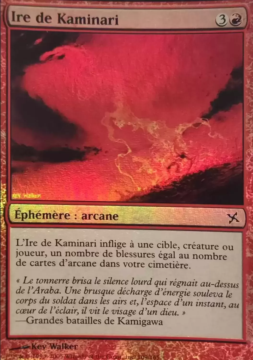 Traîtres de Kamigawa - Ire de Kaminari Foil