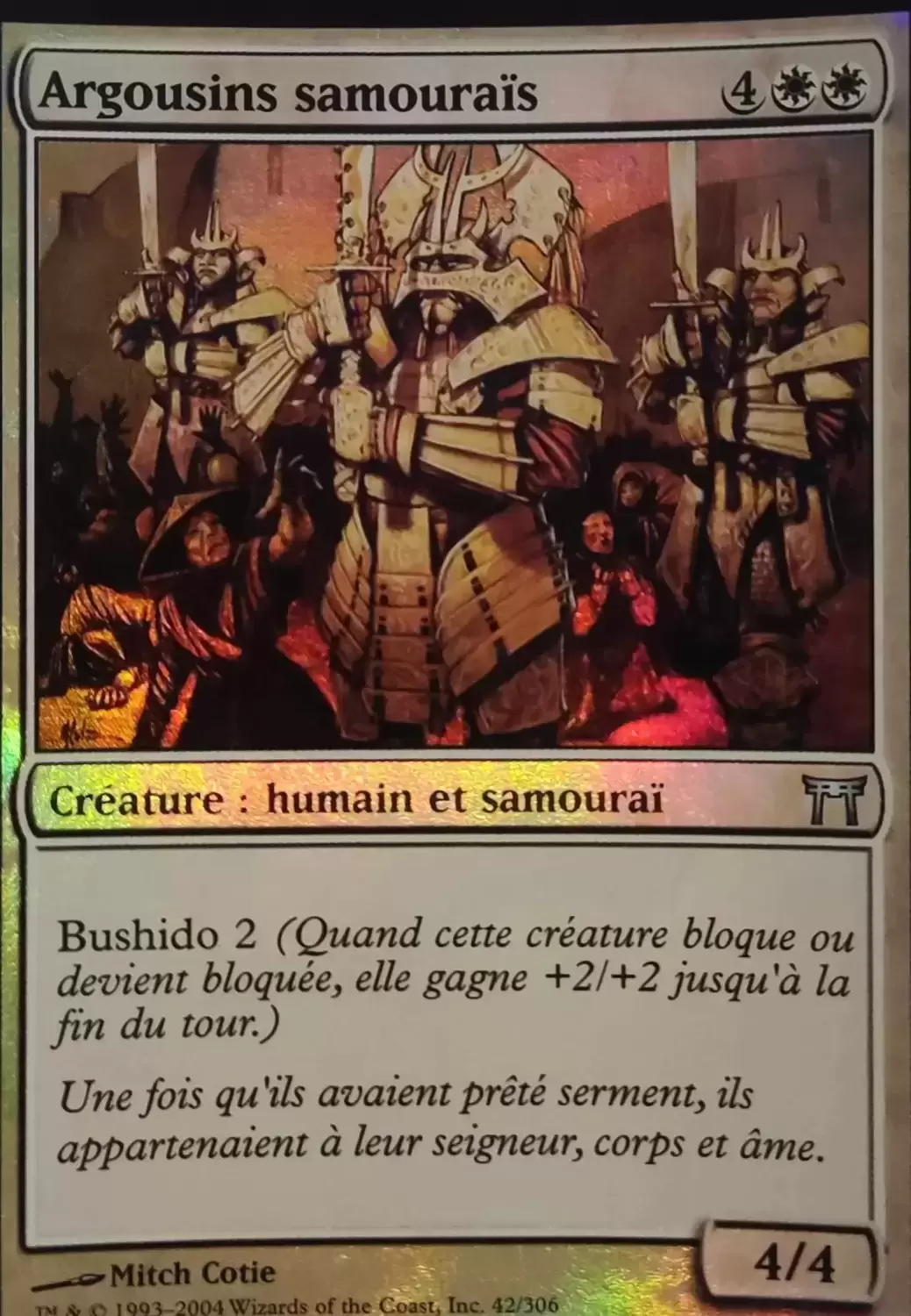 Guerriers de Kamigawa - Argousins samouraïs Foil