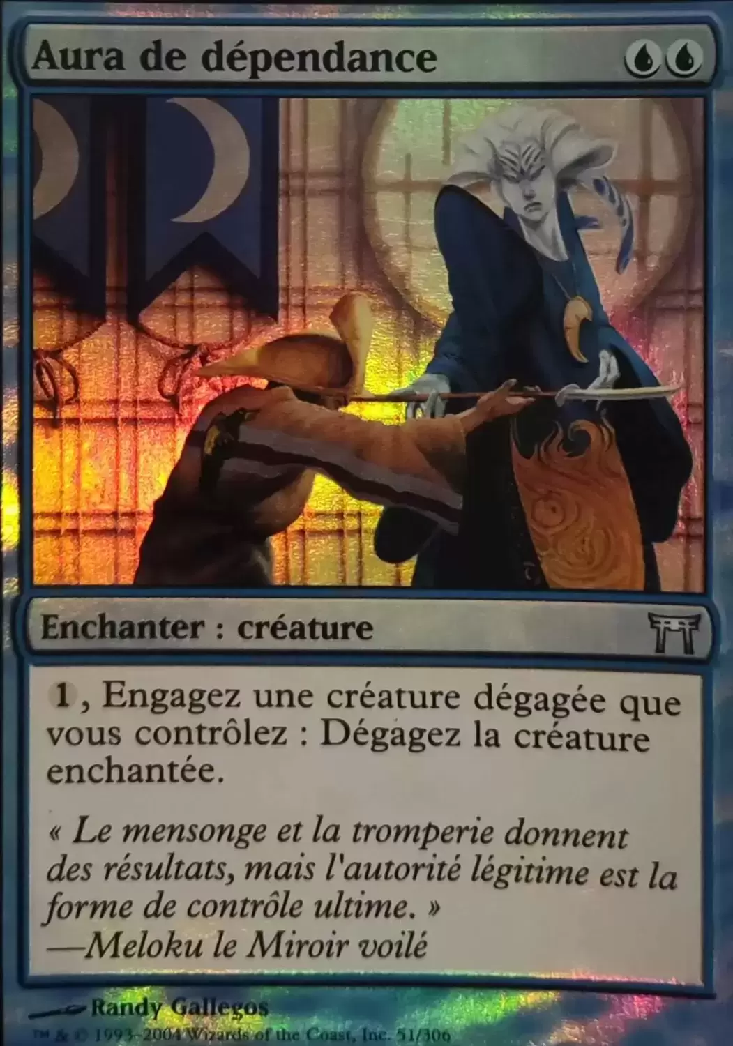 Guerriers de Kamigawa - Aura de dépendance Foil