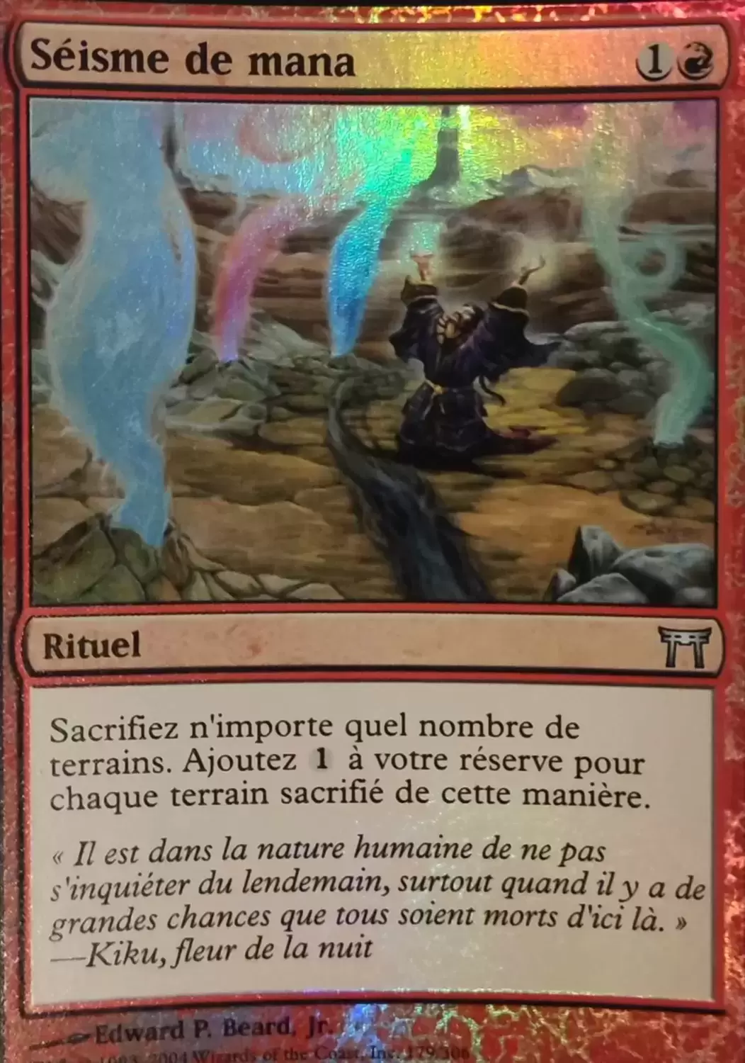 Guerriers de Kamigawa - Séisme de mana Foil