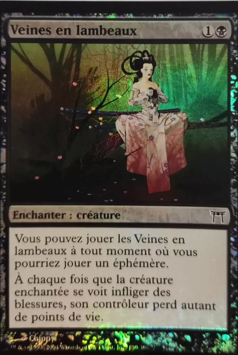 Guerriers de Kamigawa - Veines en lambeaux Foil