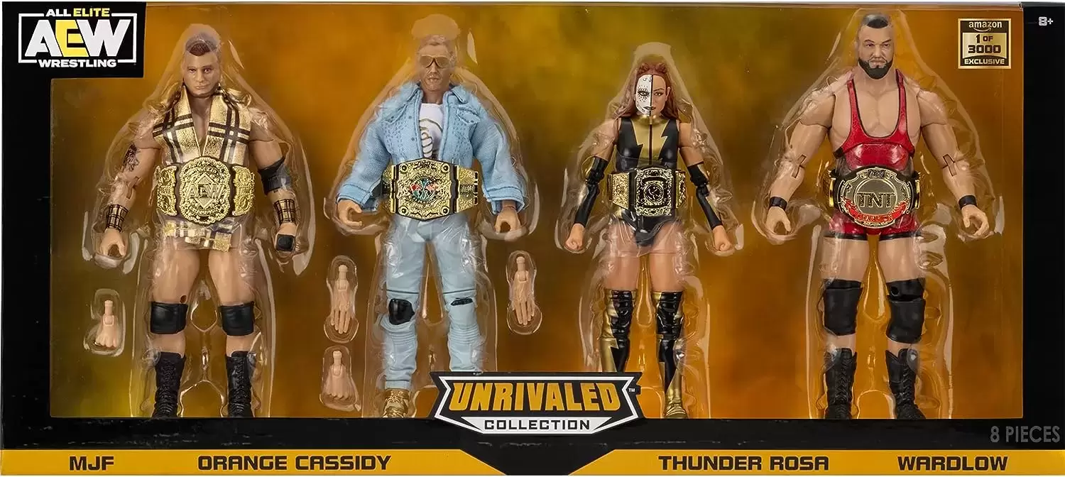 Champions 4-pack: MJF, Orange Cassidy, Thunder Rosa & Wardlow