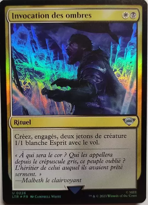 Le Seigneur des Anneaux : Chroniques de la Terre du Milieu - Invocation des ombres Foil