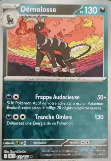 Flammes Obsidiennes - OBFFR - Démolosse Reverse