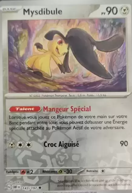 Flammes Obsidiennes - OBFFR - Mysdibule Reverse