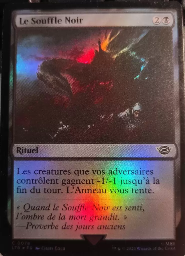 Le Seigneur des Anneaux : Chroniques de la Terre du Milieu - Le Souffle Noir Foil
