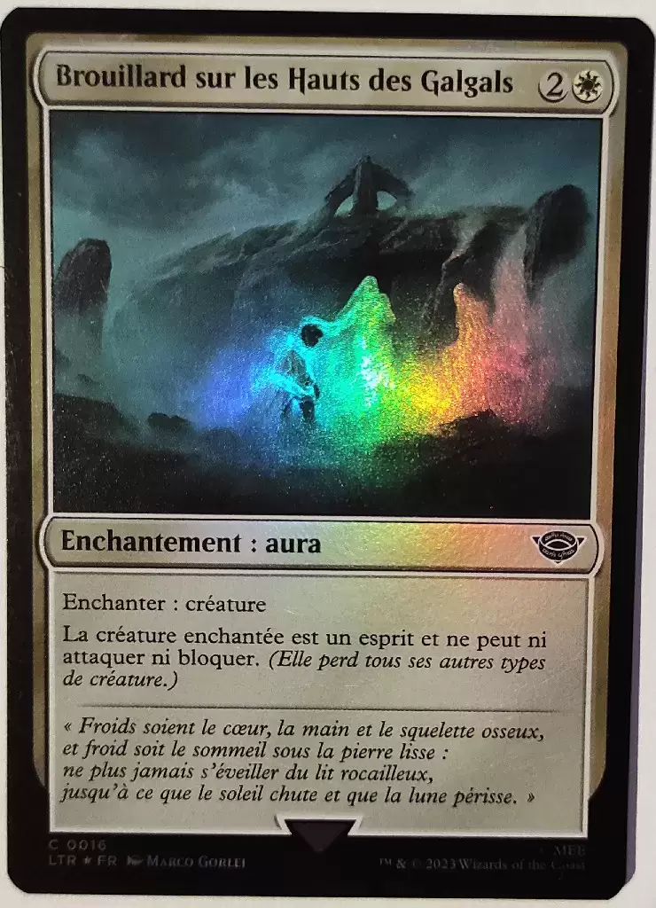 Le Seigneur des Anneaux : Chroniques de la Terre du Milieu - Brouillard sur les Hauts des Galgals Foil