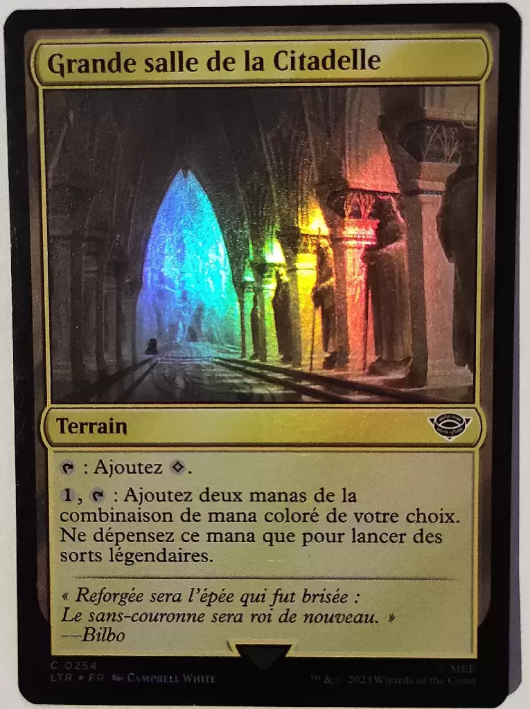 Le Seigneur des Anneaux : Chroniques de la Terre du Milieu - Grande salle de la Citadelle Foil