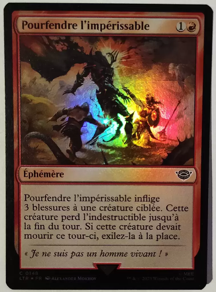 Le Seigneur des Anneaux : Chroniques de la Terre du Milieu - Pourfendre l\'impérissable Foil