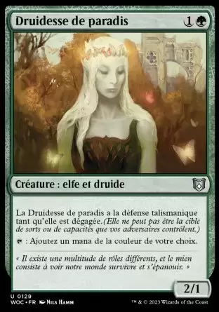 Les Friches d\'Eldraine - Commander Decks - Druidesse de paradis