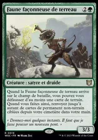 Les Friches d\'Eldraine - Commander Decks - Faune façonneuse de terreau