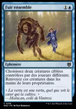 Les Friches d\'Eldraine - Commander Decks - Fuir ensemble