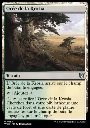 Les Friches d\'Eldraine - Commander Decks - Orée de la Krosia