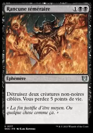Les Friches d\'Eldraine - Commander Decks - Rancune téméraire