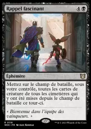 Les Friches d\'Eldraine - Commander Decks - Rappel fascinant