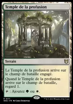 Les Friches d\'Eldraine - Commander Decks - Temple de la profusion
