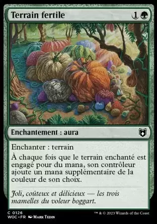 Les Friches d\'Eldraine - Commander Decks - Terrain fertile