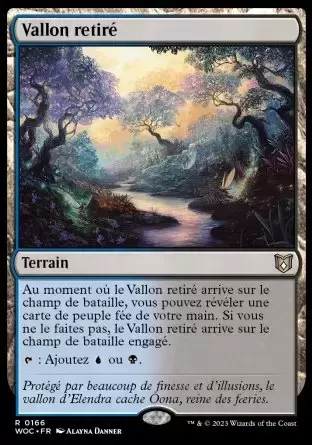 Les Friches d\'Eldraine - Commander Decks - Vallon retiré