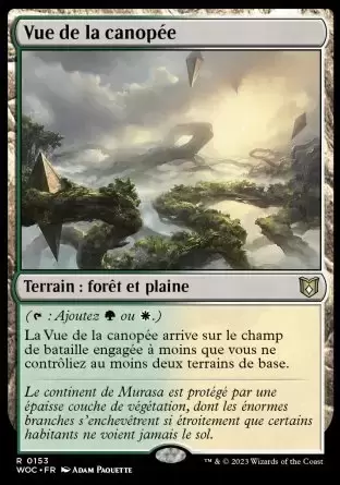 Les Friches d\'Eldraine - Commander Decks - Vue de la canopée