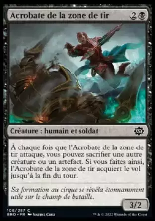La Guerre Fratricide - Acrobate de la zone de tir