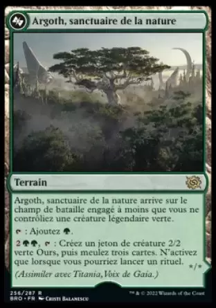 La Guerre Fratricide - Argoth, sanctuaire de la nature