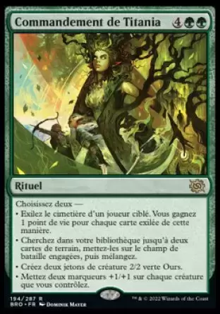 La Guerre Fratricide - Commandement de Titania