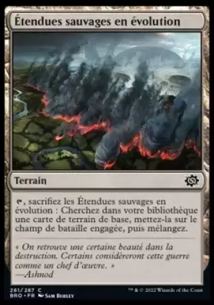 La Guerre Fratricide - Étendues sauvages en évolution