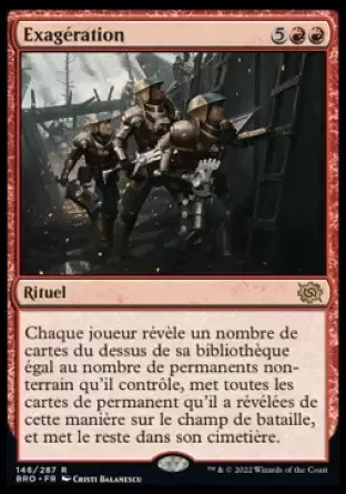 La Guerre Fratricide - Exagération